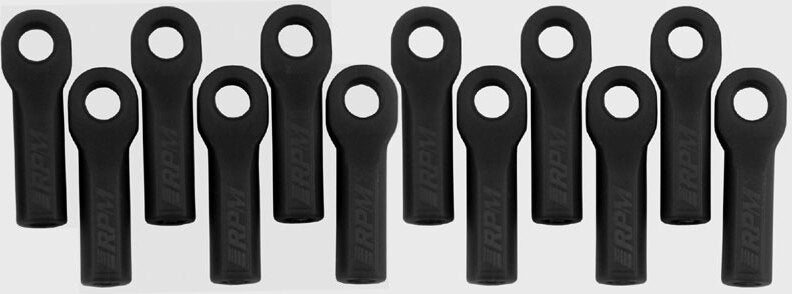 LONG ROD ENDS - BLACK FOR TRAXXAS SLASH/RALLY