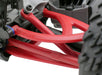 RED REAR UP/LOW ARMS 1/16 E REVO