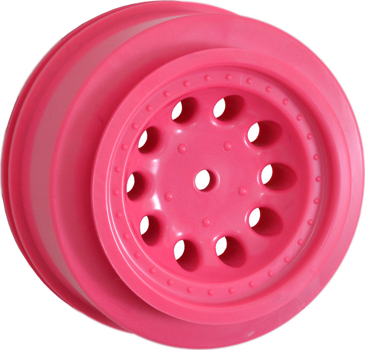 Revolver Short Course Wheels, Pink, for Front Traxxas Slash