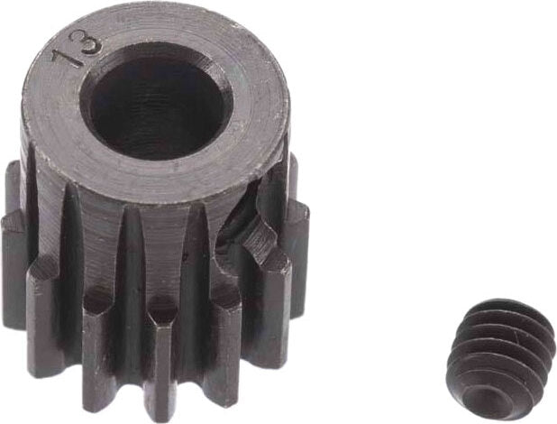 EXTRA HARD 13 TOOTH BLACKENED STEEL 32P PINION 5M/M