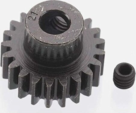 EXTRA HARD 21 TOOTH BLACKENED STEEL 32P PINION 5M/M