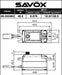 Black Edition Low Profile Brushless Digital Servo