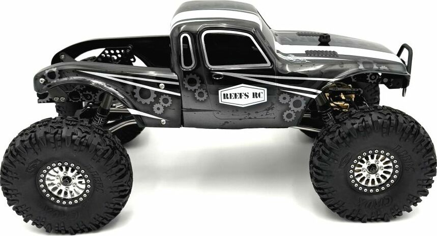 Clear "PLAGUE" 1/10th Crawler CompBody Set w/Stickers & Mask