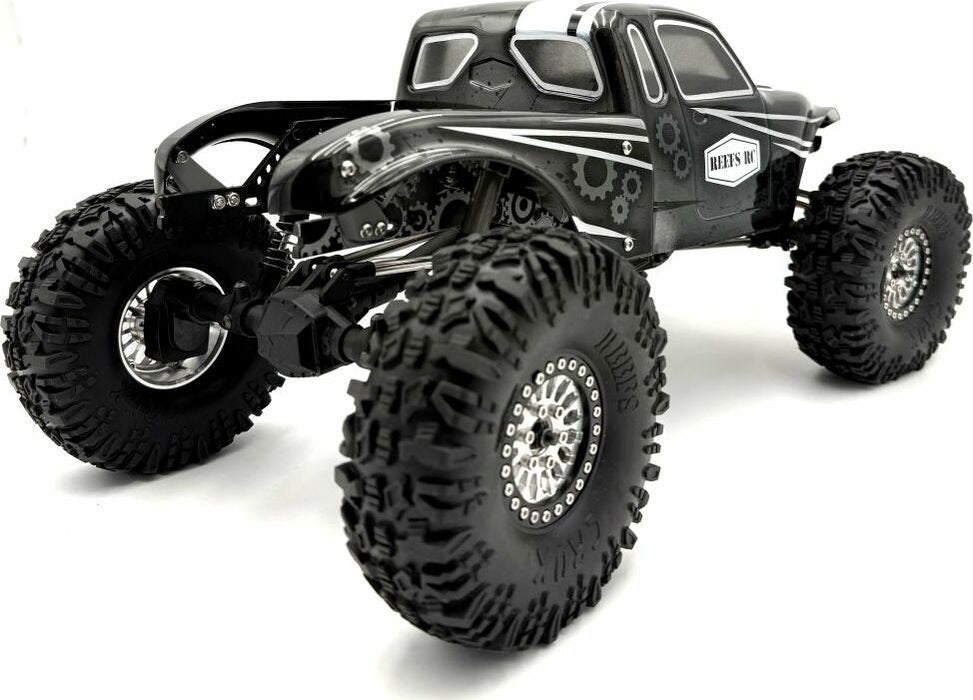 Clear "PLAGUE" 1/10th Crawler CompBody Set w/Stickers & Mask