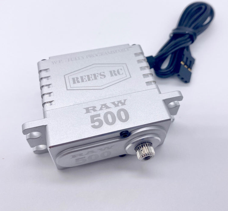 Raw 500 Servo .095/500 @ 7.4V HV Waterproof Brushless