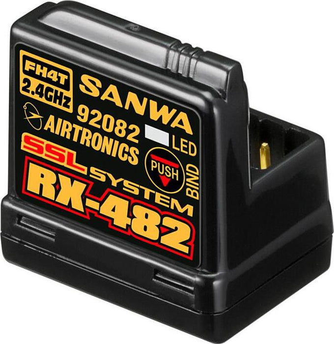 4-channel RX-482 Telemetry Rx w/ built-in Antenna