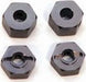 CNC MACHINED ALUMINUM LOCK-PIN TYPE HEX ADAPTER FOR STAMPEDE
