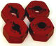 14MM ALUMINUM LOCK-PIN STYLE (RED)