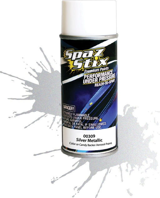 Metallic Silver / "Candy" Backer,Aerosol Paint,3.5oz Can
