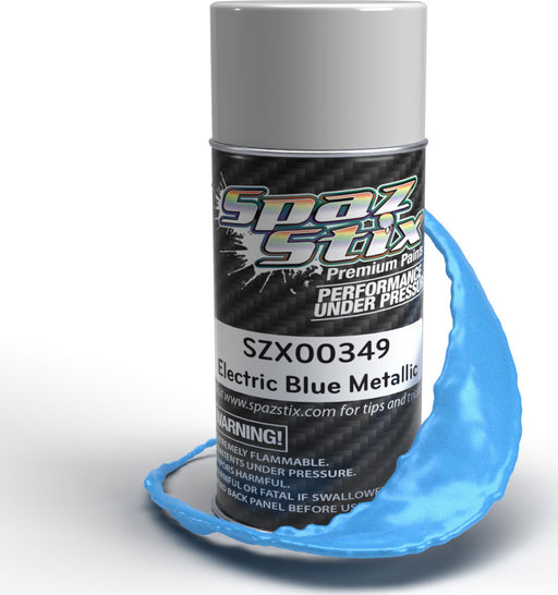 Electric Blue Metallic Aerosol Paint, 3.5oz Can
