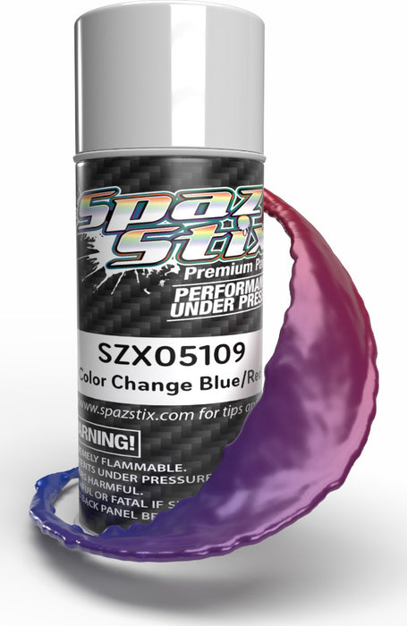 Color Change Aerosol Paint, Blue/Red, 3.5oz Can