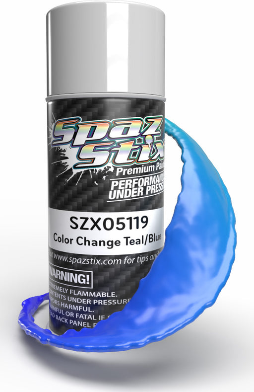 Color Change Aerosol Paint, Teal/Blue, 3.5oz Can