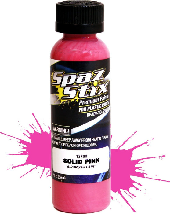Solid Pink Airbrush Ready Paint, 2oz Bottle