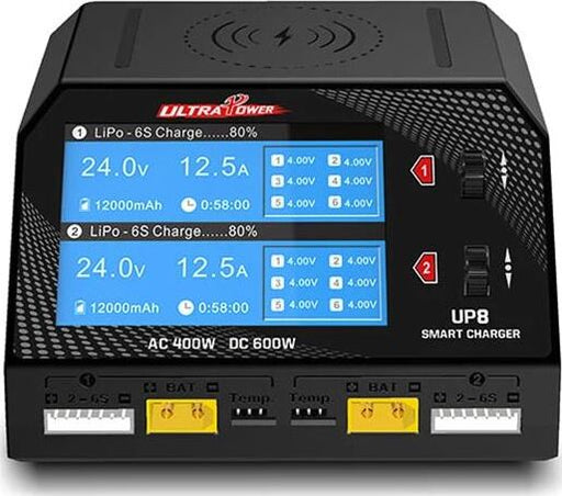 UP8 AC 400W / DC 600W Dual Port Charger