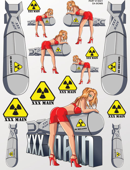 Da Bomb Sticker Sheet