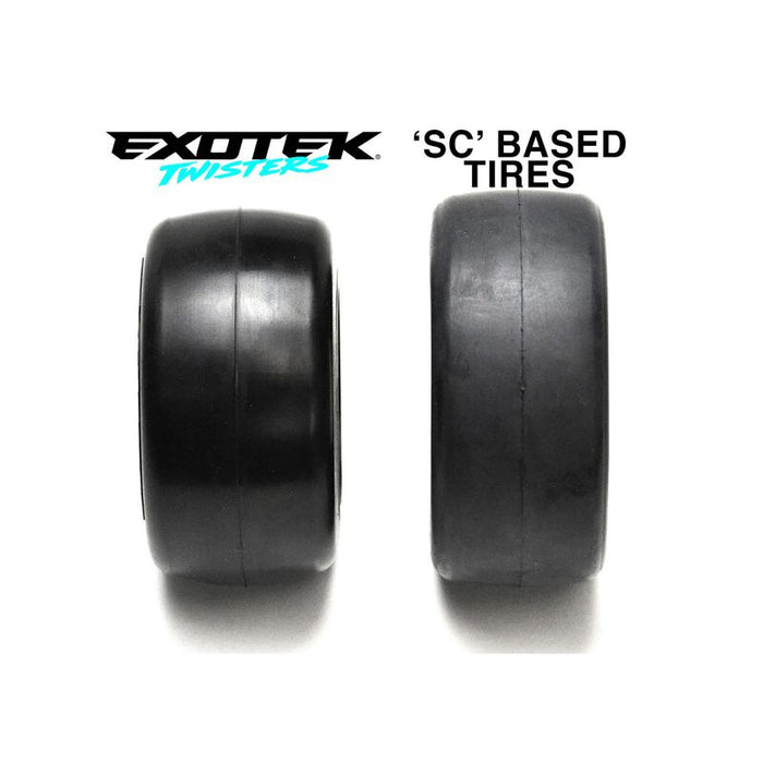 Twister Pro Drag Tire And Wheel Set with Foam