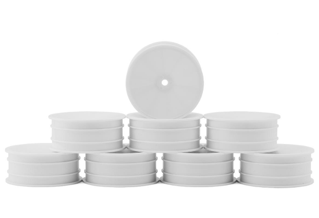 Mugen Seiki 2.2 Front Buggy Wheels (White) (8) (12mm Hex)