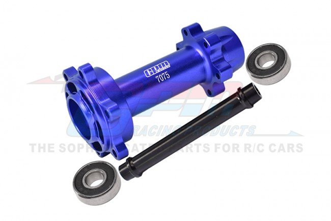 PROMOTO-MX MOTORCYCLE Aluminum 7075-t6 Rear Wheel Hub Hex (Larger Inner Bearings)BLUE