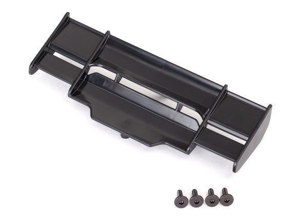 Wing, Rustler® 4X4 (black)/ 3x8mm FCS (3)