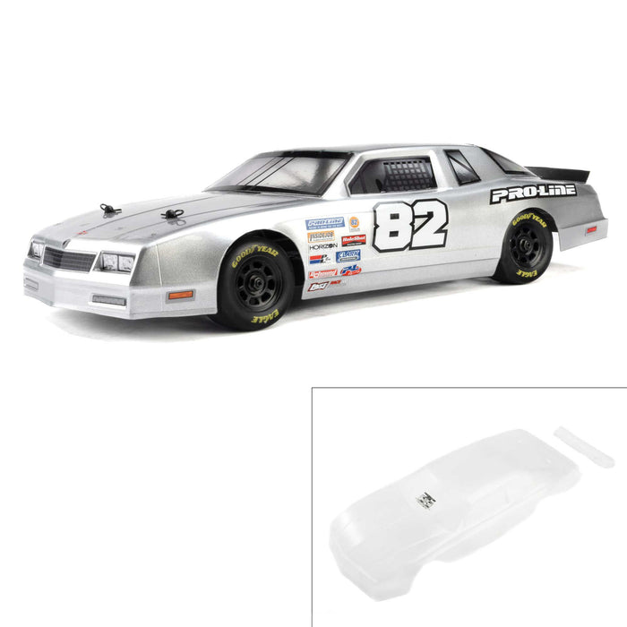 Pre-Cut 1986 Chevy Monte Carlo Clear Body: Losi NASCAR