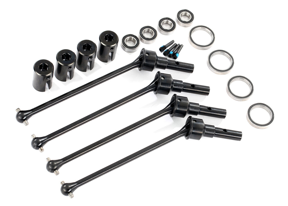 Driveshafts, steel constant-velocity (assembled), front or rear (4) WideMaxx