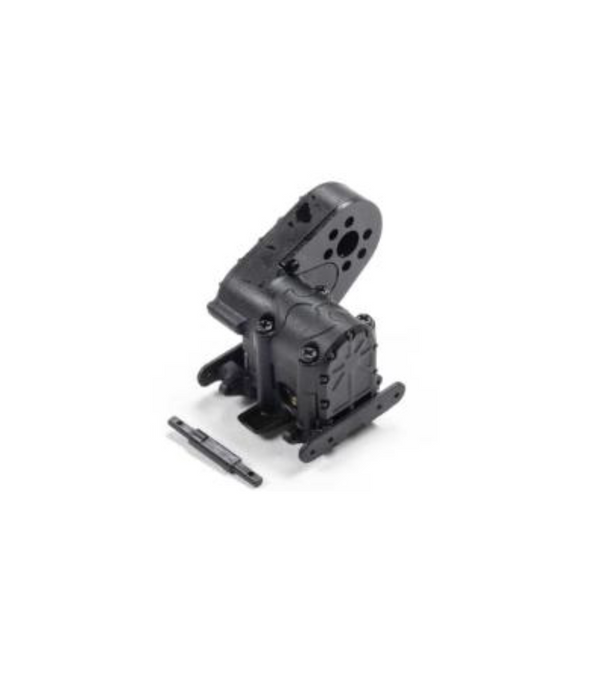 SCX-30 Aluminum Gear Box and Skid Plate With Gear Red