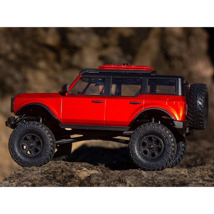 1/24 SCX24 2021 Ford Bronco 4WD Truck Brushed RTR, Red