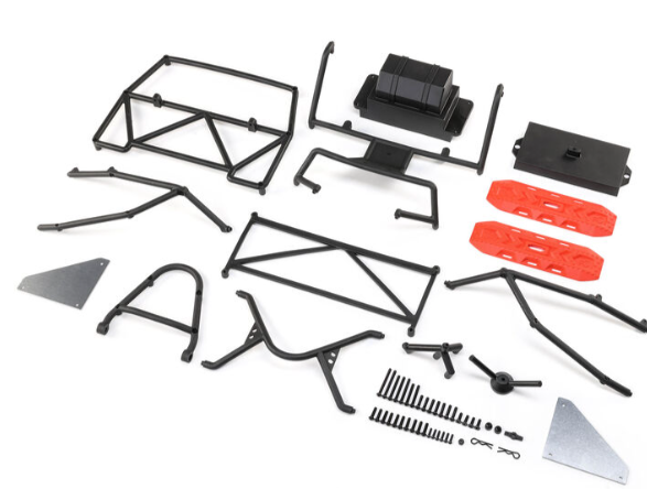 SCX6: Rear Cage Set: Trail Honcho