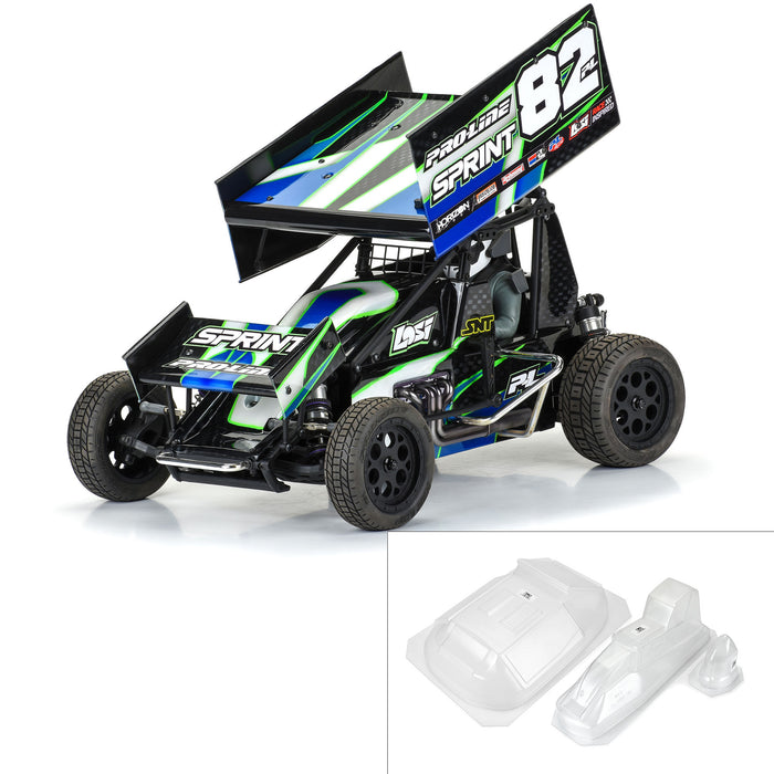 Lightweight Sprint Car Body Panel Kit for Losi 22S Sprint Car