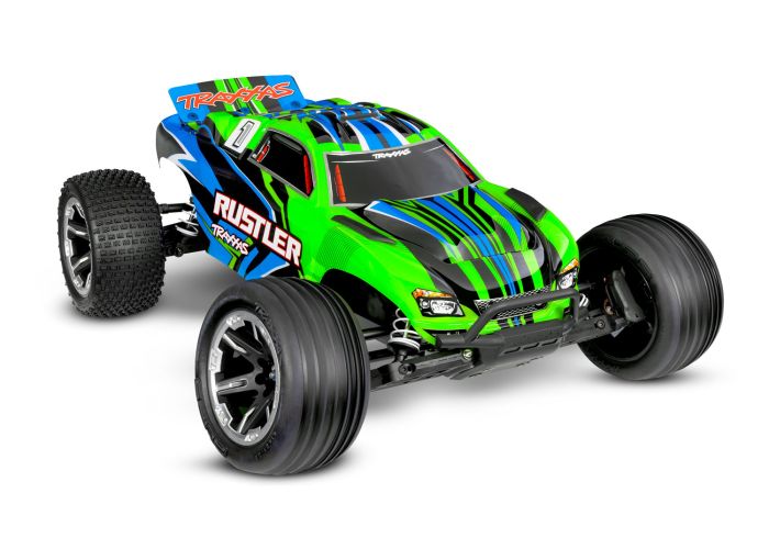 Rustler 2WD HD w/USB-C Green