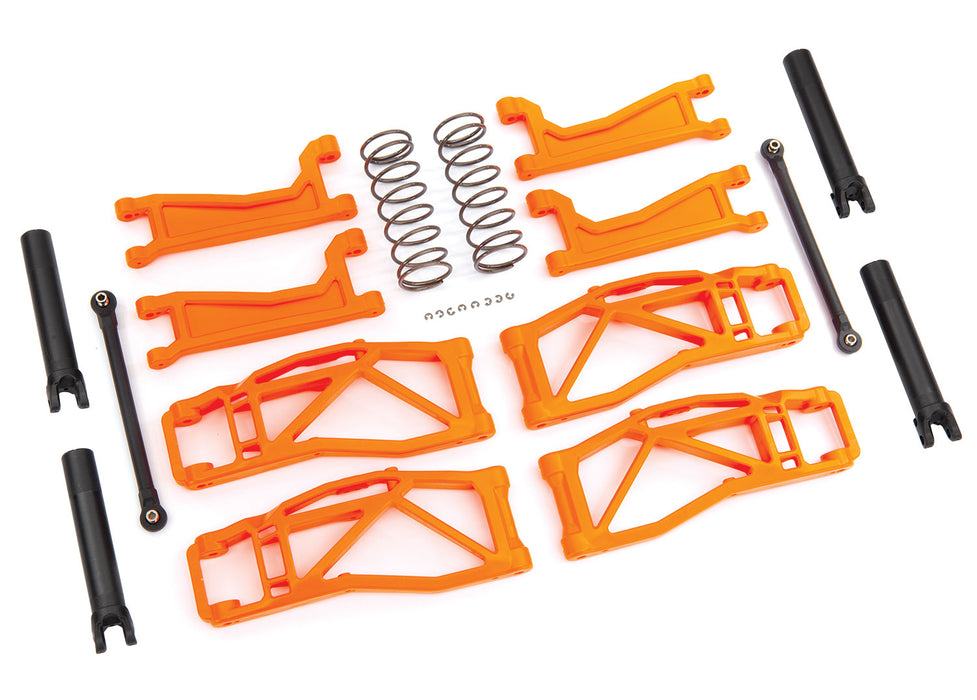 Suspension kit, WideMaxx™, orange (includes front & rear suspension arms, front toe links, outer half shafts (extended), rear shock springs)