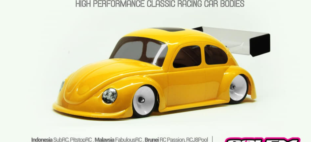 Golem Bee Mini-Z 0.5mm Race Lexan Body Kit (98mm W/B)