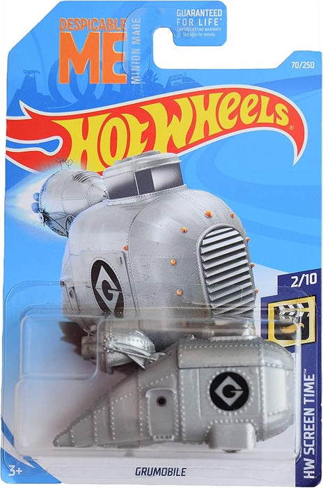 Hot Wheels Silver Grumobile 1:64 Scale Airplane Car