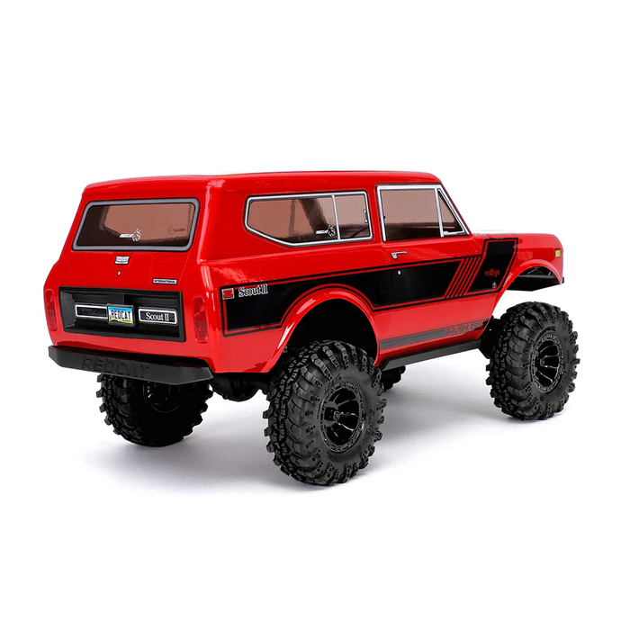 Redcat Ascent-18 International Scout II Brushless - 1/18 Scale Brushless Electric Rock Crawler-Red