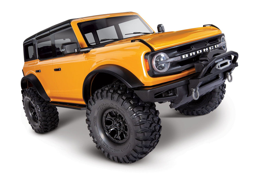 TRX-4® Scale and Trail™ Crawler with 2021 Ford Bronco Body:  4WD Electric Truck with TQi Traxxas Link™ Enabled 2.4GHz Radio System