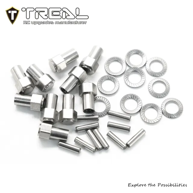 TRX4M Brass Extended Wheel Hubs (10P-Set)
