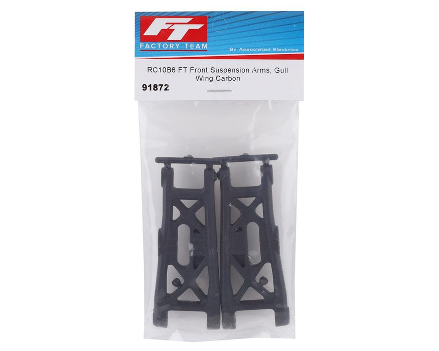 Team Associated RC10B6 Factory Team Carbon Front Suspension "Gullwing" Arms