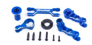 STEERING BELLCRANKS ALUM BLUE (XMAXX)