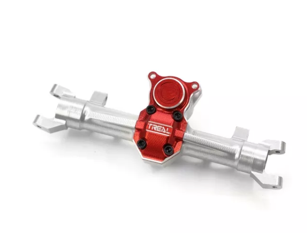 Treal SCX24 Front Axle Housings Aluminum 7075 Diff Housing for Axial SCX24 Deadbolt C10 Jeep Betty Gladiator Color: Silver-Red