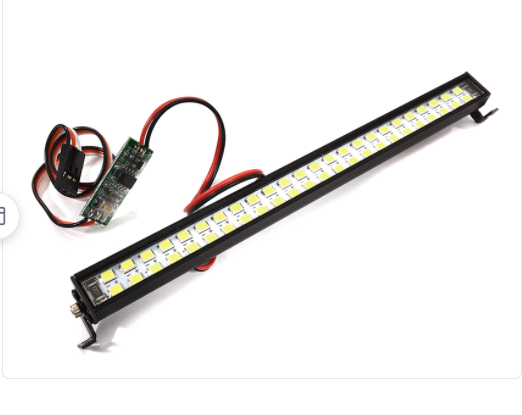 Multi-Color LED Light Bar 148mm On/Off/Flash w/ 3 Modes for Traxxas Axial Tamiya