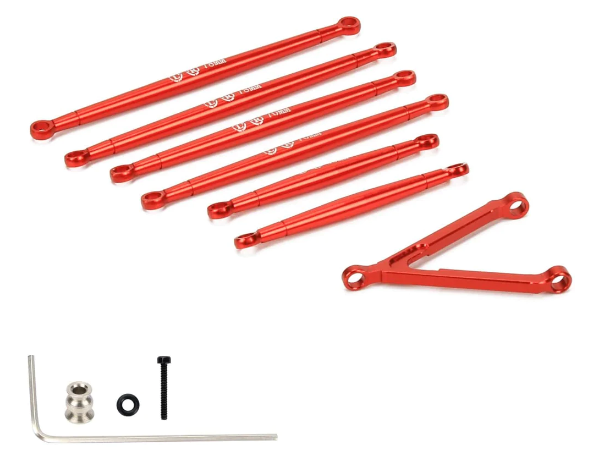 Axial SCX24 Upgrades Alloy links linkage rod set
