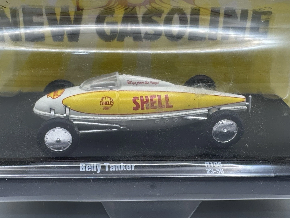 M2 Machines SHELL New Gasoline Belly Tanker - 1:64 Diecast Car