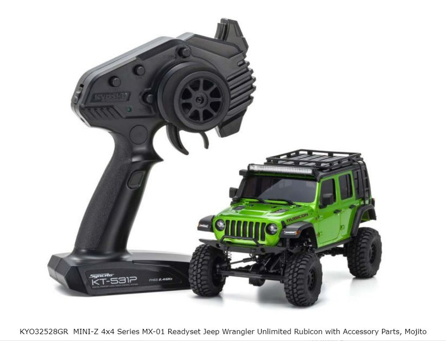 MINI-Z 4x4 Series MX-01 Readyset Jeep Wrangler Rubicon