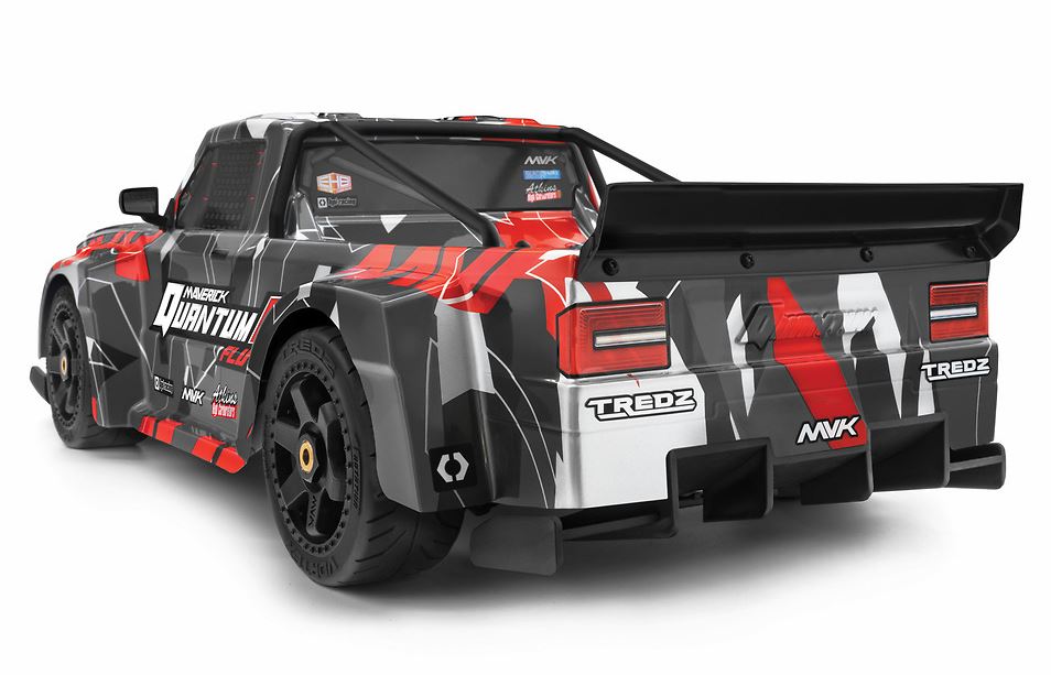 QuantumR Flux 4S 1/8 4WD RTR Race Truck - Grey / Red