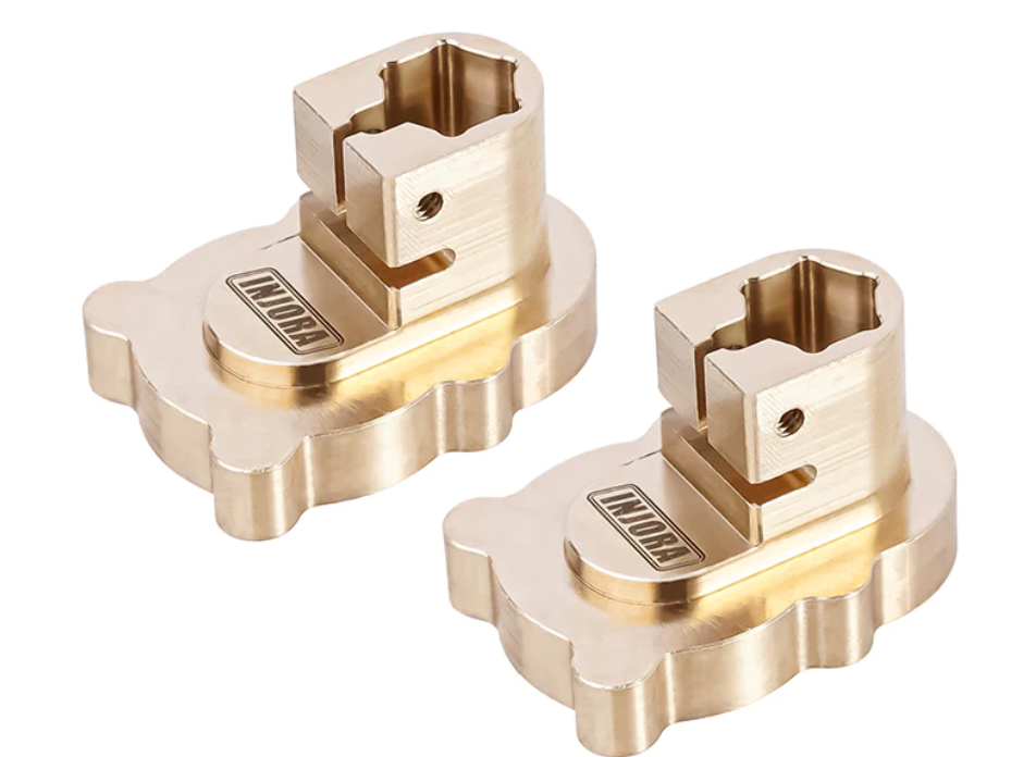 Brass Rear Portal Inner Housings For FMS FCX24 FCX18