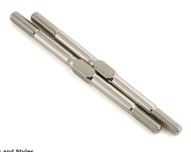 Team Associated 3.5x67mm Steel Turnbuckles (2)