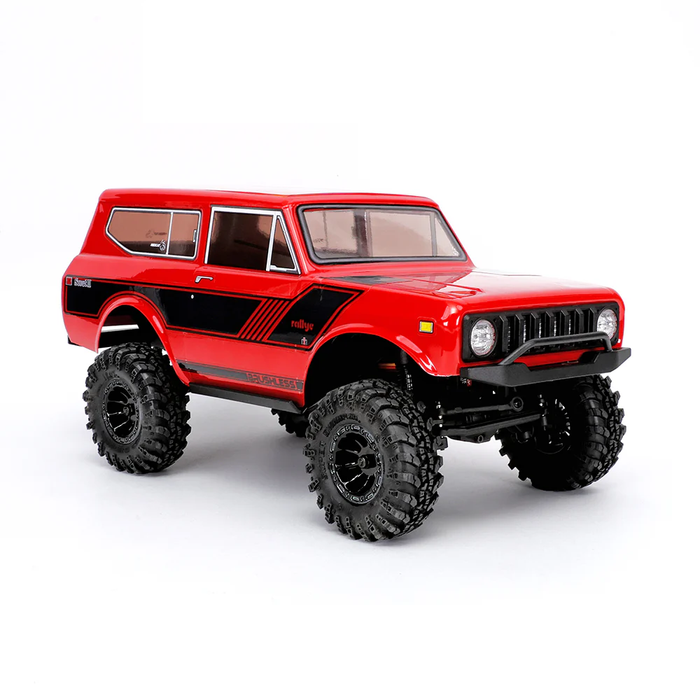 Redcat Ascent-18 International Scout II Brushless - 1/18 Scale Brushless Electric Rock Crawler-Red
