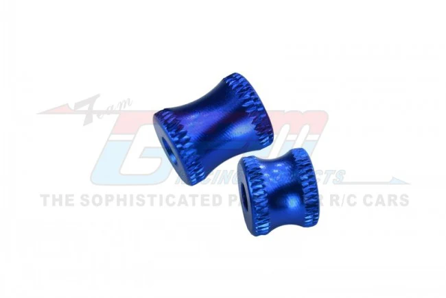 ALUMINUM COLLAR FOR REAR CHASSIS BRACE BLUE -2PC SET  (ARA320555)