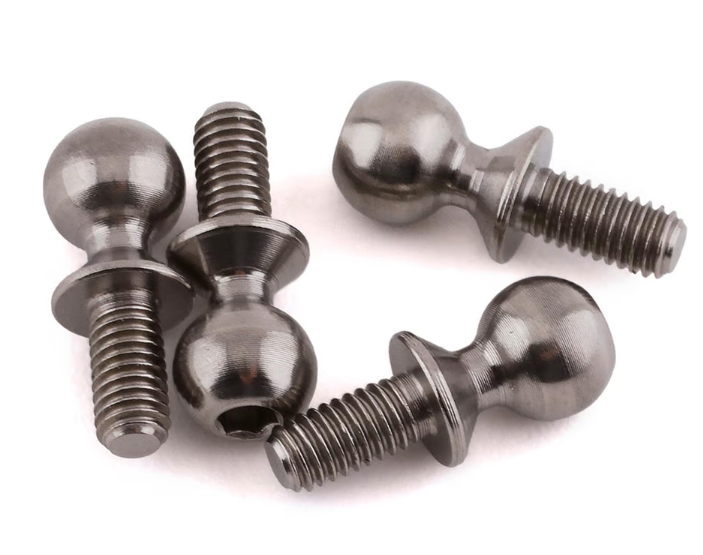JConcepts 5.5x6mm Titanium Ball Stud (4)