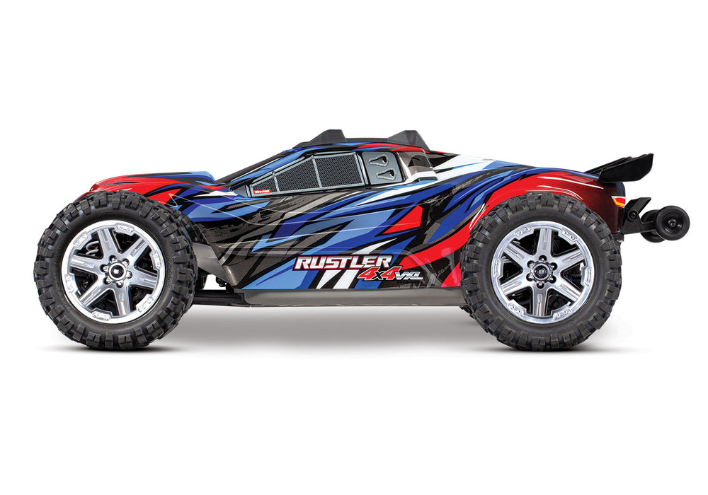 Rustler® 4X4 VXL:  1/10 Scale Stadium Truck with TQi Traxxas Link™ Enabled 2.4GHz Radio System & Traxxas Stability Management (TSM)®